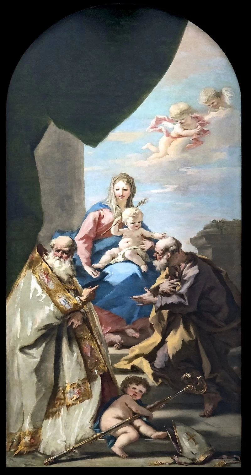 Madonna col Bambino, San Cesareo e San Giuseppe - Duomo, Padova